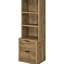 3 chambres simples avec tête de lit bibliothèque, tables de chevet avec tiroirs sécurisés et charge, finition manguier, design contemporain