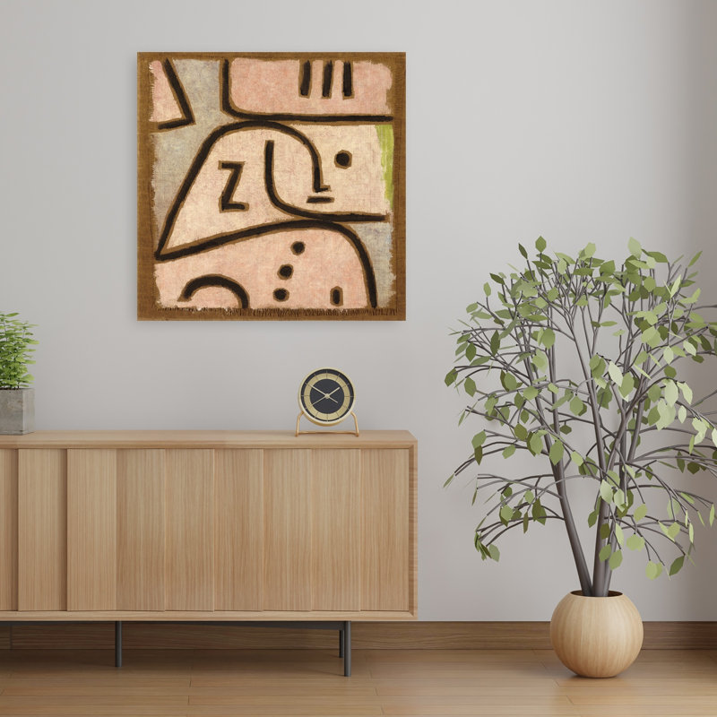 Wi, impression d'art moderne classique abstrait, H 32 po x l 32 po