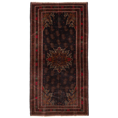 Teimani Black Rug 3'8" x 7'5"