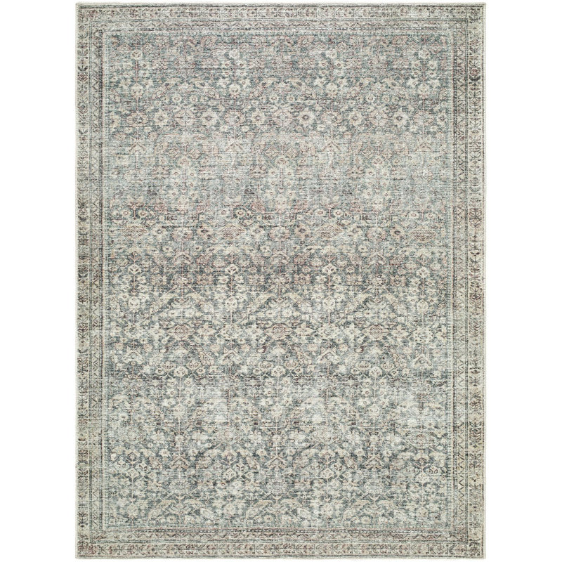 Tapis d'intérieur tissé à la machine Galey Alix x Livabliss Collins Avenue III, Rectangle 9 pi 1 po x 12 pi, Ivoire ivoire
