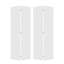Portes intérieures en MDF peu encombrantes, finition blanc laiteux pour un style moderne