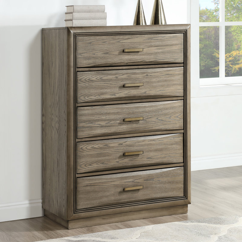 Commode 5 tiroirs Anekey Sonoma