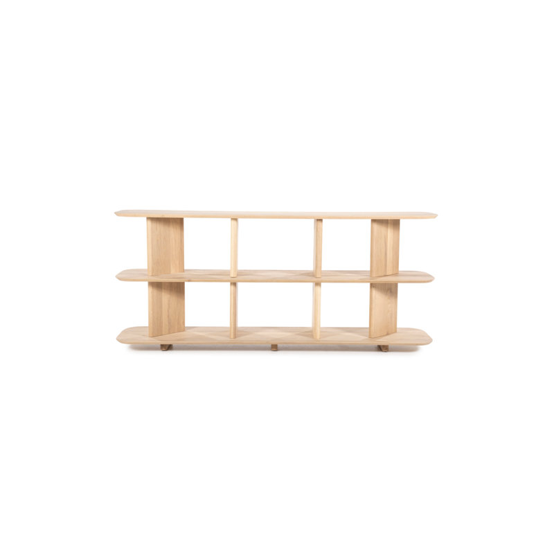 Buffet en bois massif 71 po, Naturel