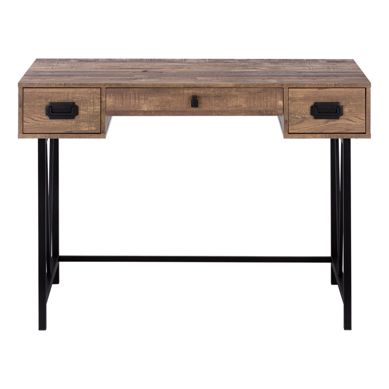 Bureau d'ordinateur, Brun