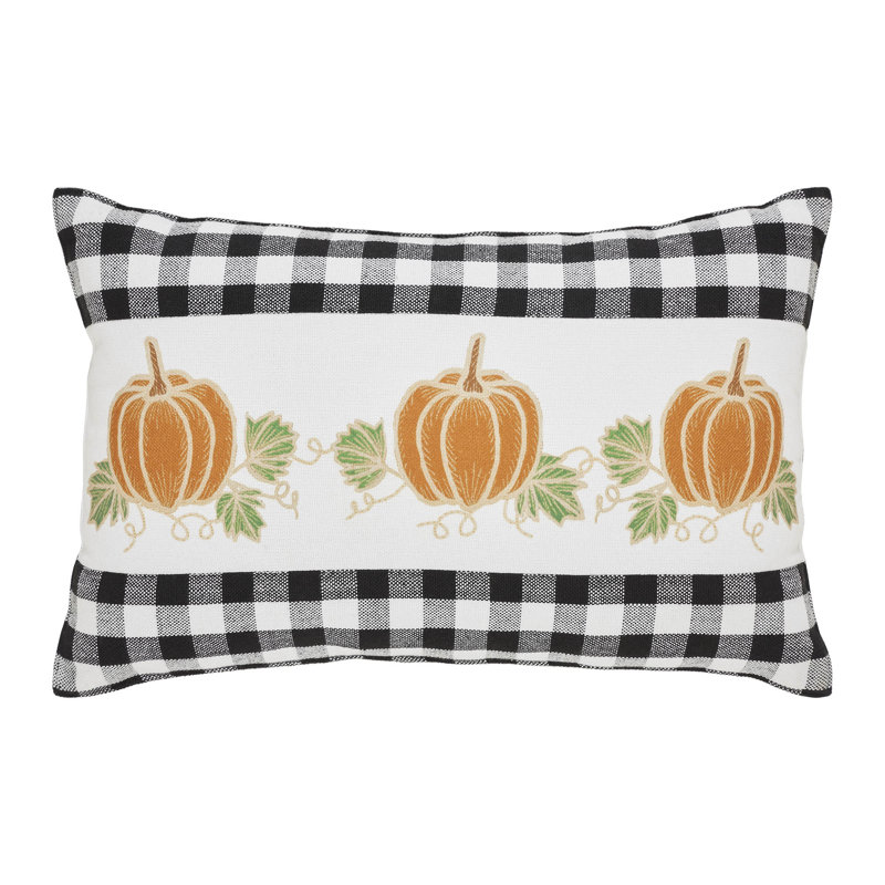 Annie Buffalo Check Recycled Plastic Lumbar Rectangular Pillow Cover & Insert