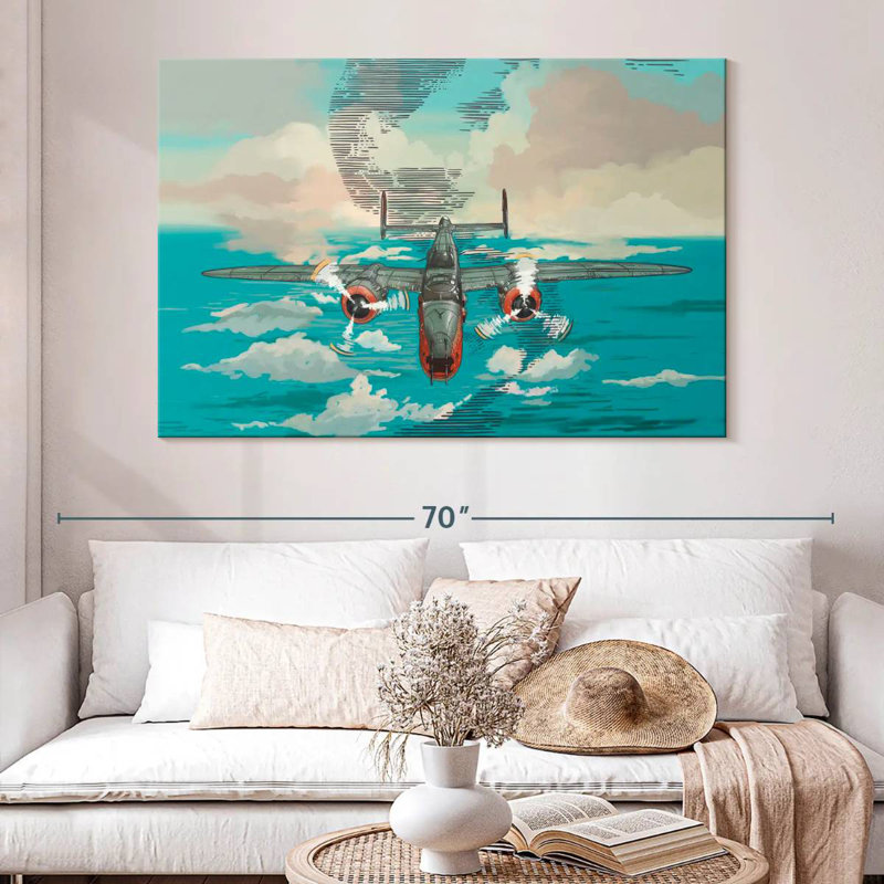 Mehar avion au-dessus de la mer