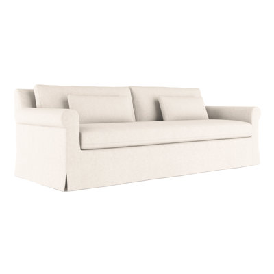 Ludlow Rolled-Arm Skirted Sofa
