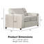 Chaise d'appoint et demi Calian-1728150296
