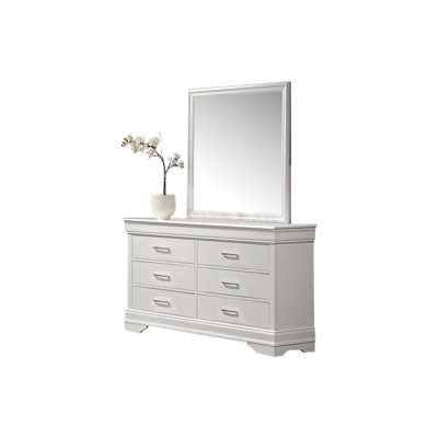 Commode de luxe avec commode blanche 1Pc