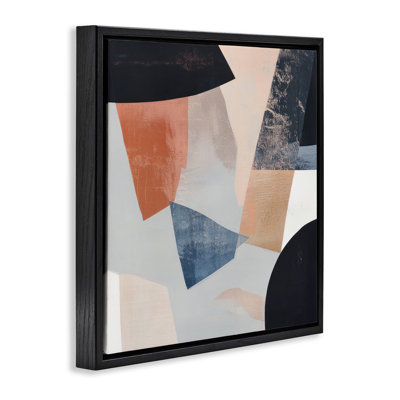 Cadre flottant Neutral Fragmented Visions, design par Mona Grace