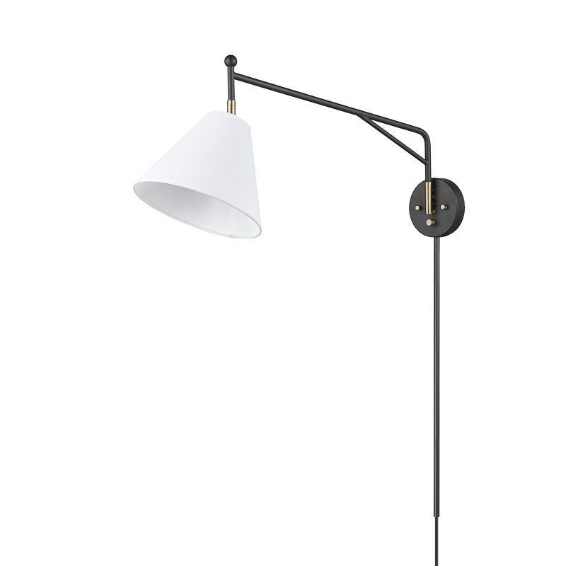 Elane Adjustable Steel Swing Armed Sconce