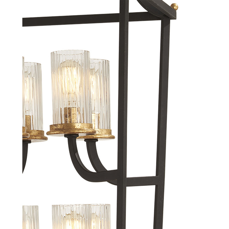 Helmer 8 - Light Dimmable Geometric Chandelier
