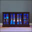 Vitrine à DEL exquise avec tablettes réglables et poignées élégantes pour objets de collection-1693186404
