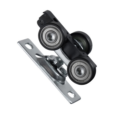 Pocket Door Track Kit 6 ft Heavy Duty Pocket Door Hardware Track Set 3 Wheels