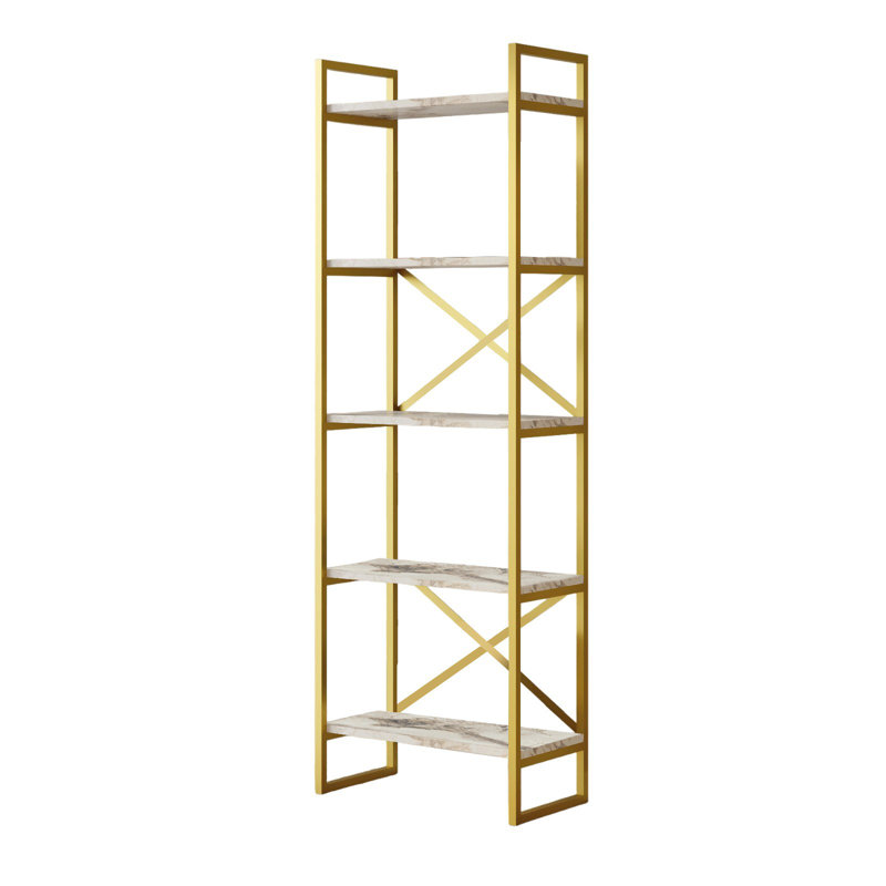 Baltej 30 cm H x 58 cm W Particle Board Geometric Bookcase