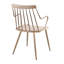 Chaise d'appoint Preston Farmhouse en cuivre antique et bois blanchi par Lumisource-2099596895-2038832246