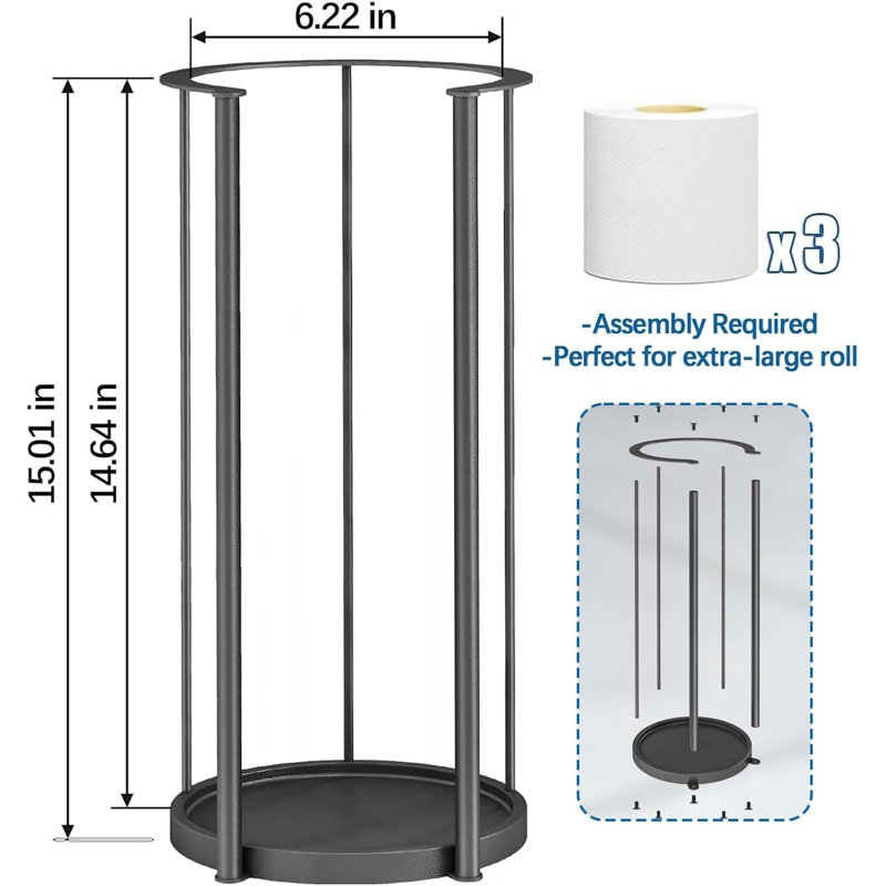 Free Standing Toilet Paper Holder