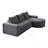 Chenille Fabric Sectional Sofa,No Assembly Required-1371761935