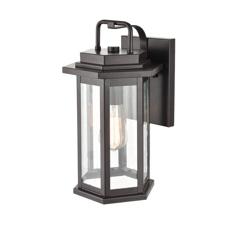 Bickford Wall Light, 15" H x 9" W x 9" D, Bronze