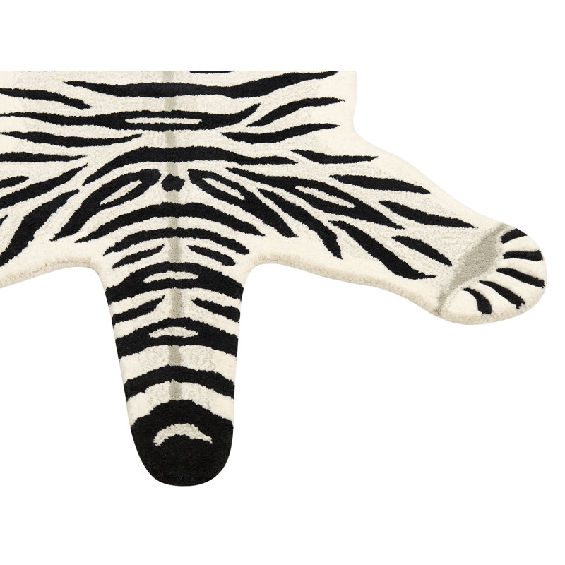 Labarbera Animal Print Wool Hand Woven 100cm X 160cm Area Rug