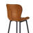 Abraham Set Of 4 Bar Stool Faux Leather Counter Height Modern Bar Stools With Back Metal Legs And Footrest Urban Armless Dining Chairs PU Leather Bar Stool For Kitchen Island Rustic