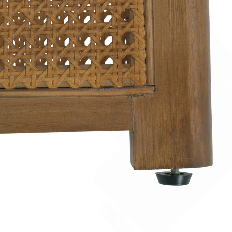 Table basse en rotin et bois Aylen