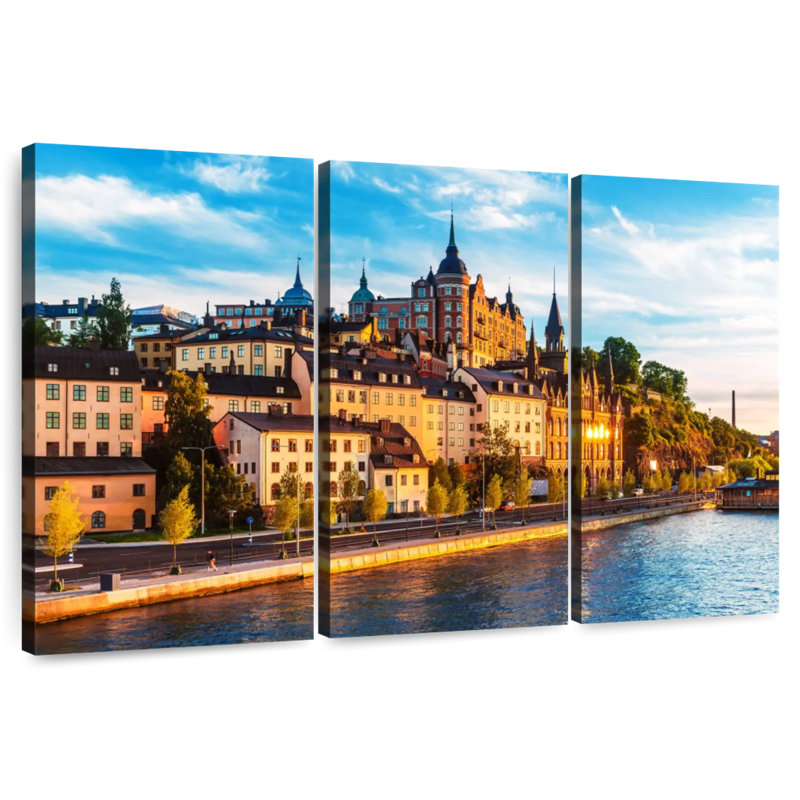 Stockholm Sweden, 36" H x 57" W