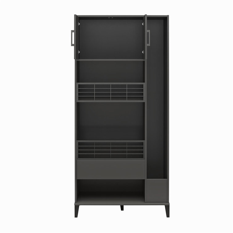 Amaylee 76.65" H x 35.67" W x 15.39" D Sports Storage Cabinet