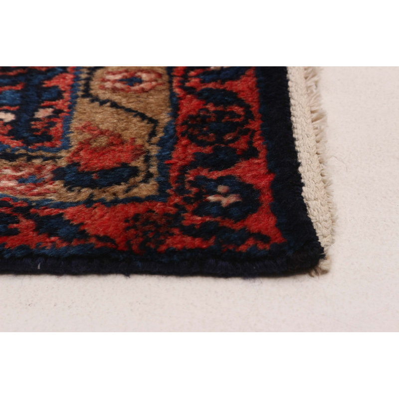 Tapis bleu marine Andelz 4 pi 4 po x 6 pi 11 po