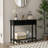 Console Table with 2 Drawers and Storage Shelf for Hallway Bedroom-166366510