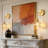 Aldegonde Battery Operated Armed Wall Sconce With Tulip Glass Shade, Remote Control Sconces