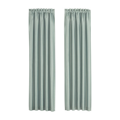 Rideaux semi-transparents de couleur unie