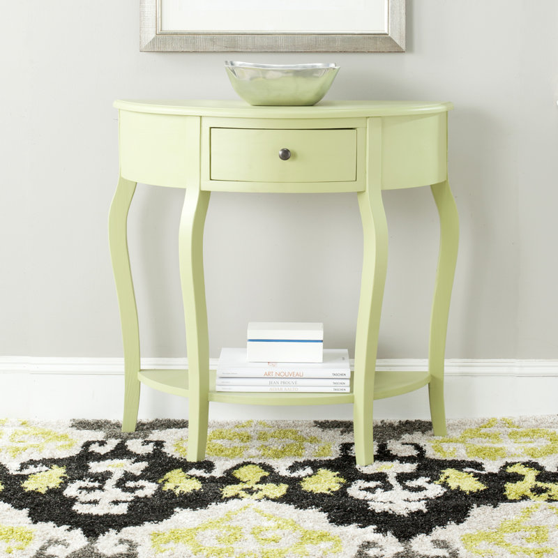 Console en bois massif 32,7 po Sadie, Pois cassé