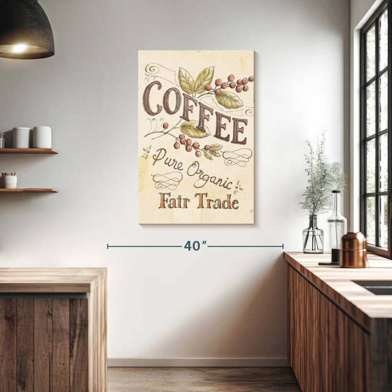Tergel Authentic Coffee I, 39" H x 26" W