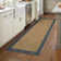 Floral Bordered Machine Washable Rug with Non-Slip Backing Non-Shedding Foldable Soft Low Pile Indoor Carpet