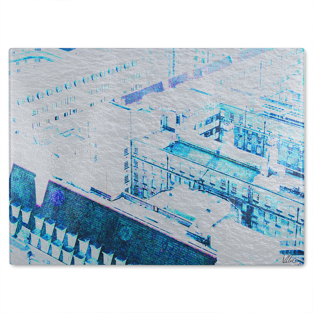 Chimney Tops Glass Chopping Board