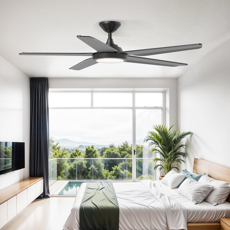 Ventilateurs de plafond 5 pales avec lumière DEL Wrought Studio ™