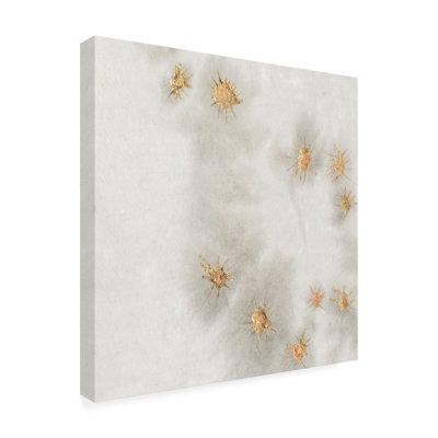 Spangled Grey II " Spangled Grey II " by Vanessa Binder Painting Print