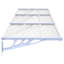 Dakota Fields 297.5cm W x 90cm D Plastic Cover Retractable Patio Awning-907770572