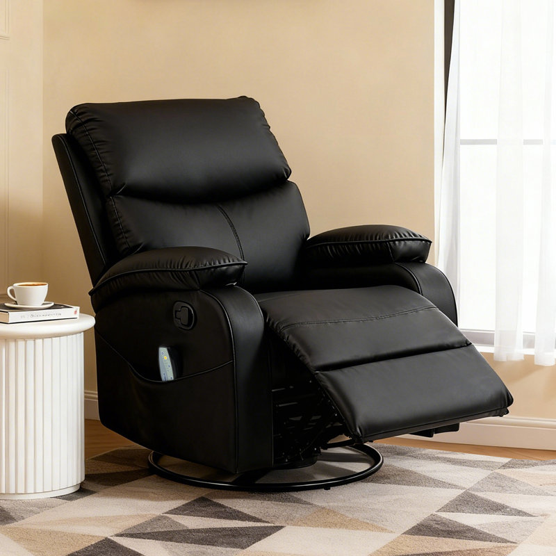  Tissu pivotant, inclinable, inclinable et massant, Noir