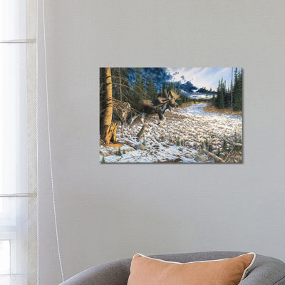 Moose by Bob Schmidt - Wrapped Canvas Gallery-Wrapped Canvas Giclée