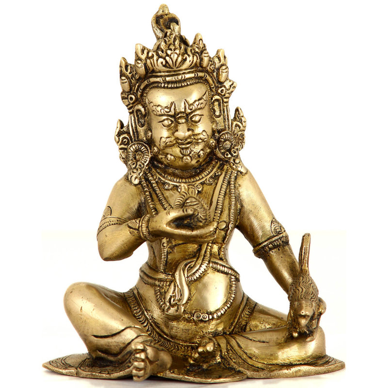 Divinité bouddhiste tibétaine: Kubera (Vaishravana) - dieu de la richesse