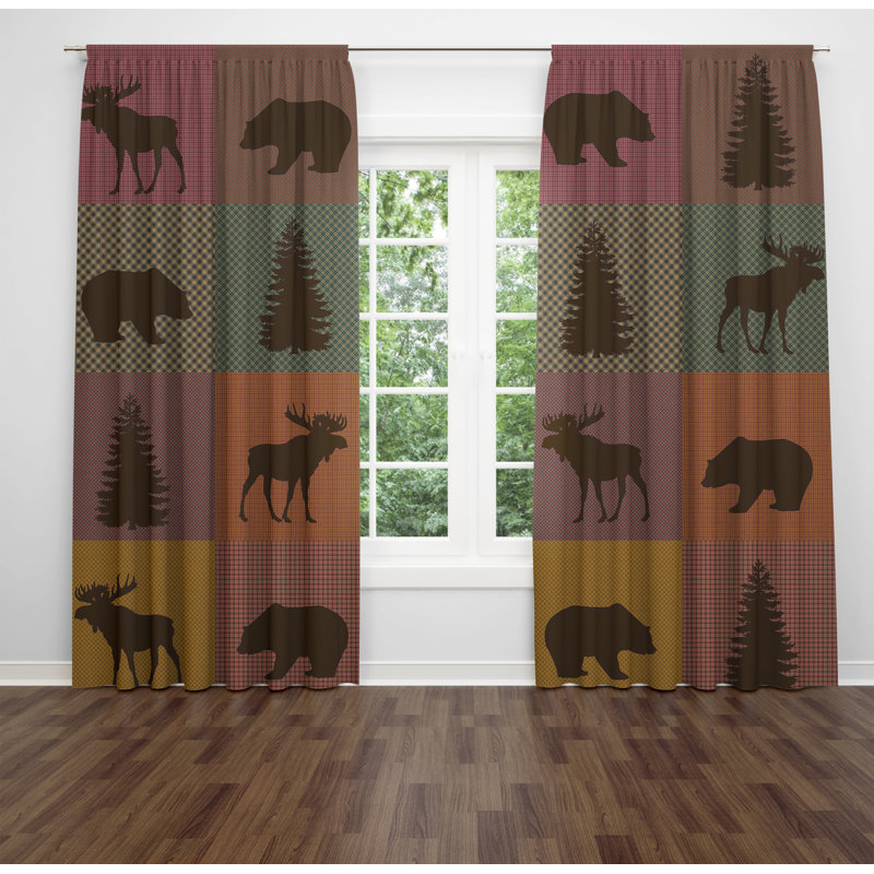 Paire de rideaux obscurcissant en polyester Shianne, L 20 po x L 52 po