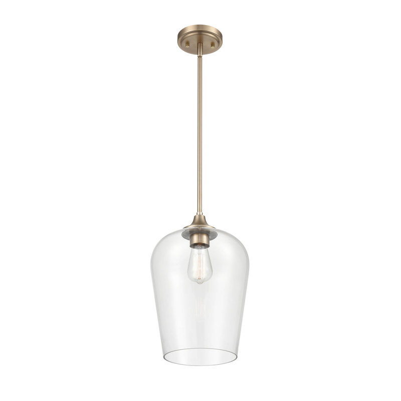 Luminaire suspendu à pot 1 lumière Scarlett-Leigh, H 62 po x l 10 po x P 10 po