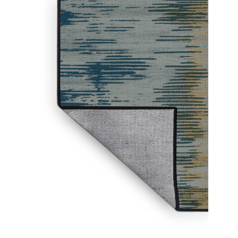 Tapis gris lavable à la machine, Rectangle 2 pi x 3 pi