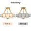 Lampe de style européen avec lampe suspendue style européen moderne