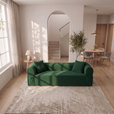 Sofa Modern No Assembly Required Compact Design for Living Rooms Apartments Offices