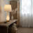 Cream White  Table Lamp With Touch Dimmable, 3-Speed Brightness & Dual Bulb (Base Night Light + Usb Charging Port)