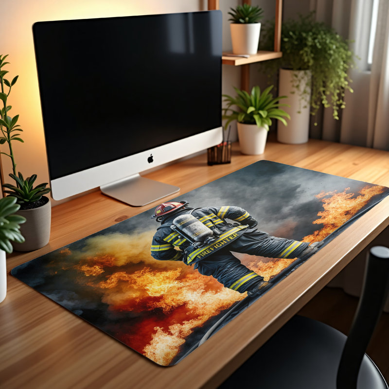 Polyester Desk Pad, 14.4x12.1