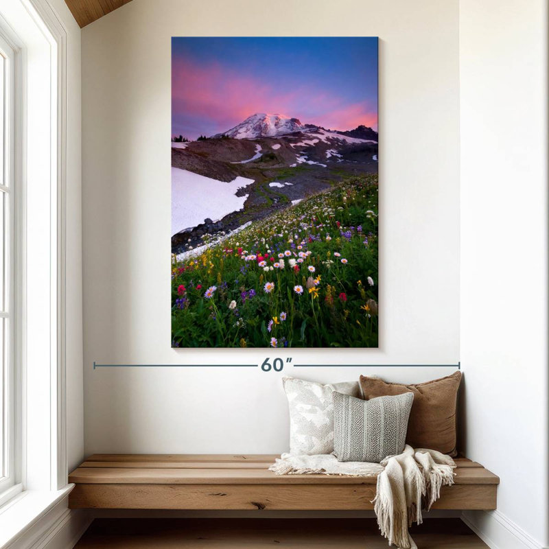 Alvord Mt. Rainier Sunrise, 51" H x 34" W